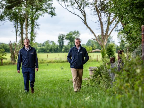 Glanbia Ireland employees on a biodiversity walk 